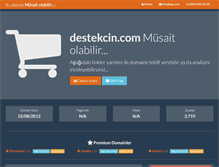 Tablet Screenshot of destekcin.com